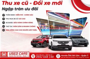 Thu mua xe đã sử dụng giá tốt nhất thị trường