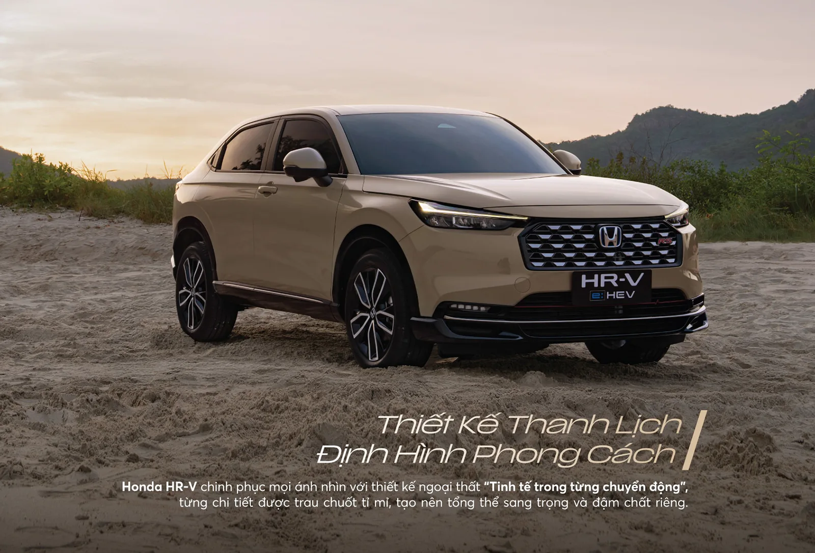 HONDA HRV Thiết kế Honda HRV thanh lịch - mạnh mẽ
