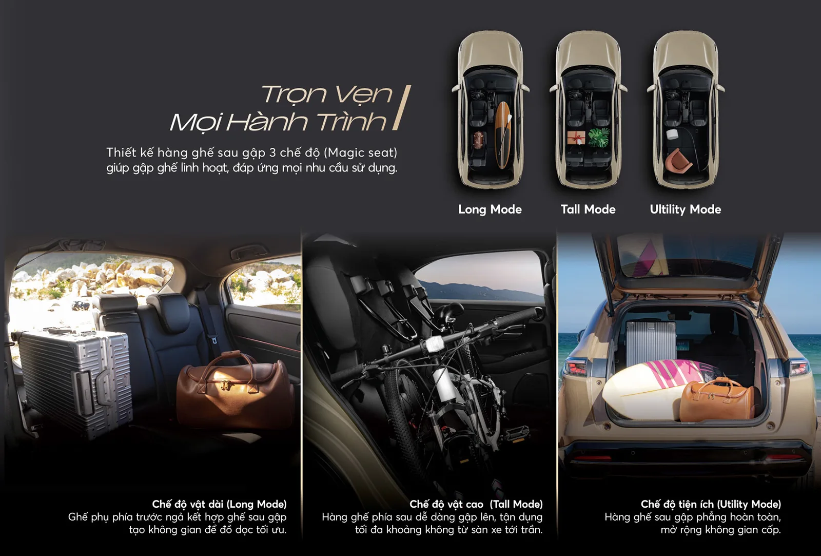HONDA HRV Magic Seat trên Honda HRV