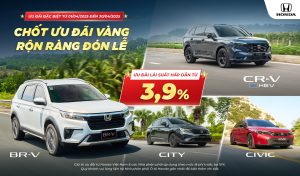 Khuyến mãi ô tô Honda tháng 4 2025